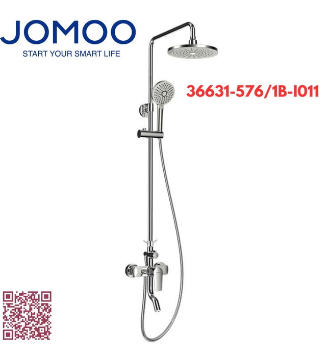 Sen tắm cây tự động tẩy cặn Jomoo 36631-576/1B-I011