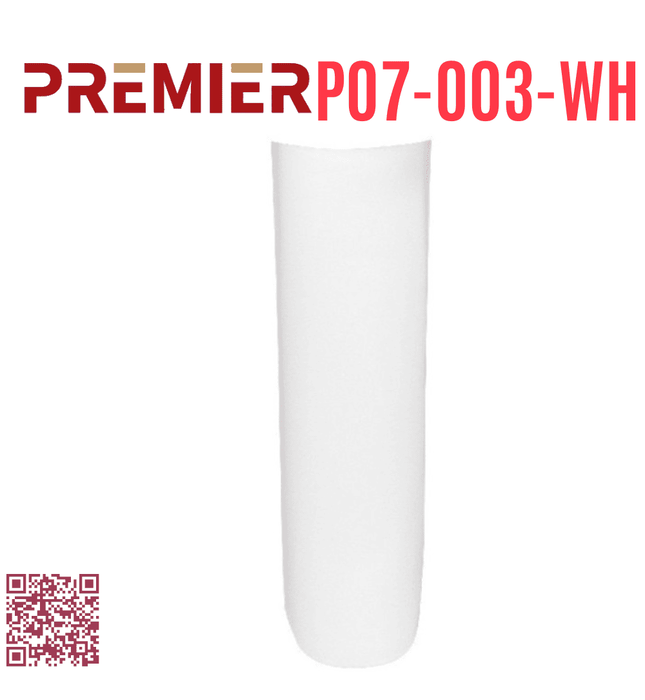 Chân dài lavabo Premier P07-003-WH