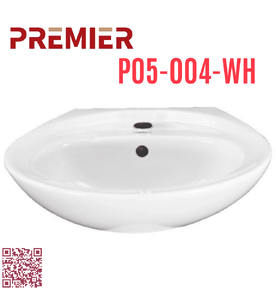 Chậu treo không chân đỡ Premier P05-004-WH