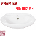 Chậu treo không chân đỡ Premier P05-002-WH