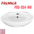 Chậu treo không chân đỡ Premier P05-004-WH