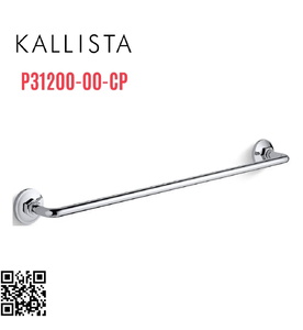 Thanh treo khăn đơn 24" màu chrome Kallista P31200-00-CP