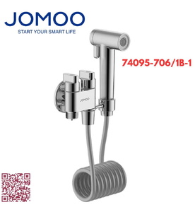 Bộ xịt vệ sinh + van góc Jomoo 74095-706/1B-1