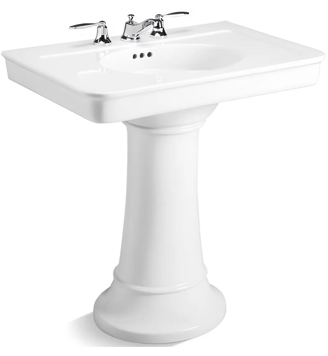 Chậu rửa mặt treo chân dài Kallista P72037-00-0