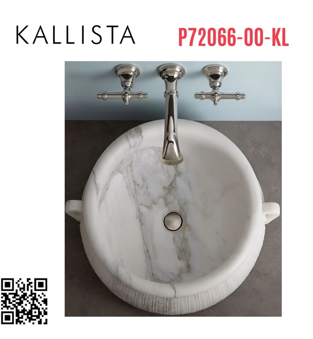 Chậu rửa mặt tròn dương bàn Kallista P72066-00-KL