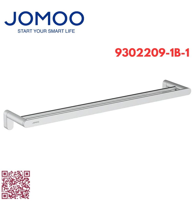 Thanh vắt khăn đôi Jomoo 9302209-1B-1