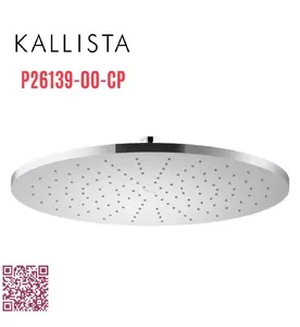Bát sen tắm phun mưa tròn lớn màu chrome Kallista P26139-00-CP