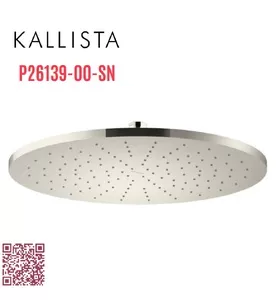 Bát sen tắm phun mưa tròn lớn màu nickel Kallista P26139-00-SN