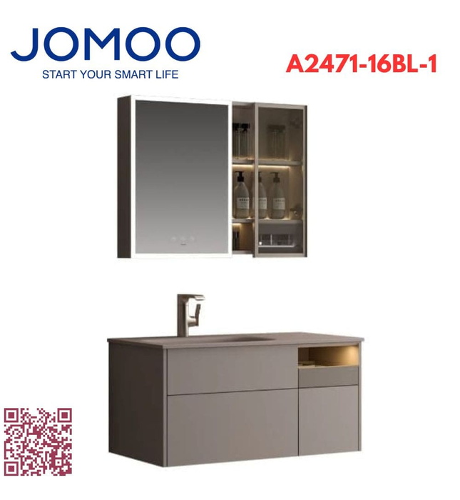 Bộ tủ chậu treo tường Jomoo A2471-16BL-1