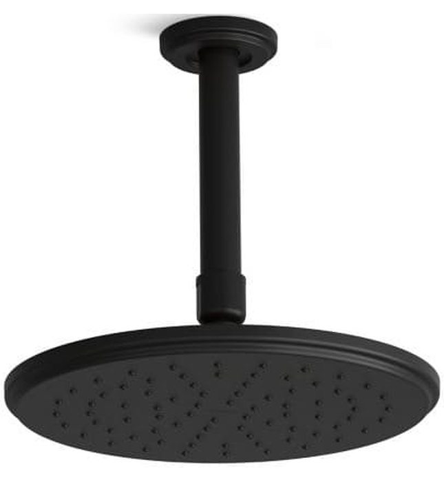 Bát sen tắm phun mưa ECO tròn nhỏ màu đen Kallista P21512-G-BGP