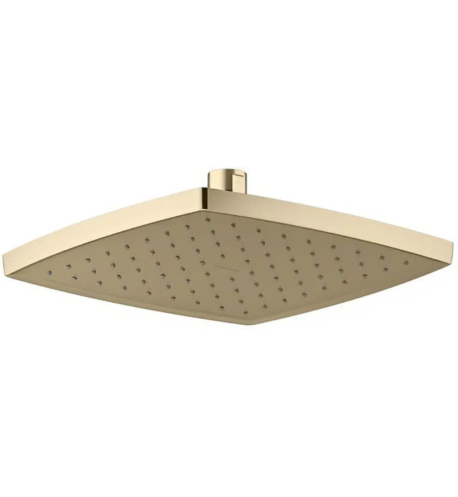 Bát sen tắm phun mưa eco vuông màu đen Kallista P21515-00-BGP