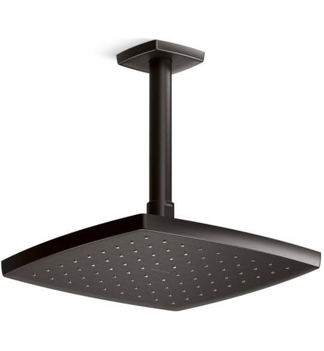 Bát sen tắm phun mưa eco vuông màu chrome Kallista P21515-00-CP