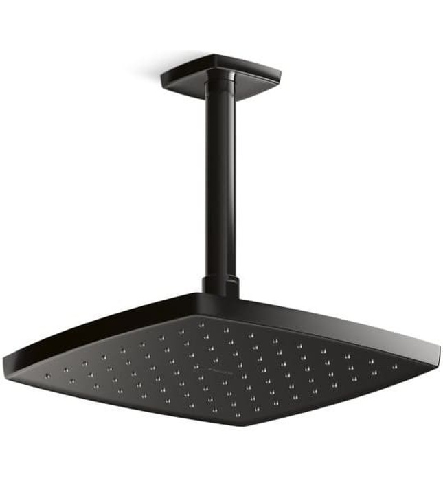 Bát sen tắm phun mưa eco vuông màu nickel Kallista P21515-00-SN