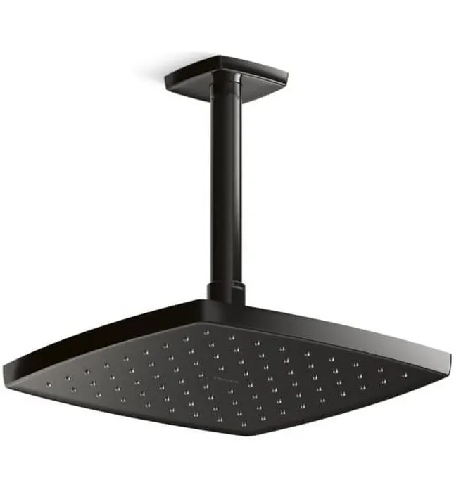 Bát sen tắm phun mưa eco vuông màu nickel Kallista P21515-00-AD
