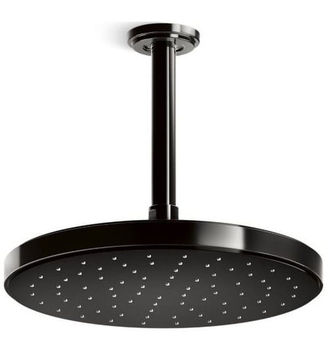 Bát sen tắm phun mưa tròn màu Nickel Kallista P21676-00-BN