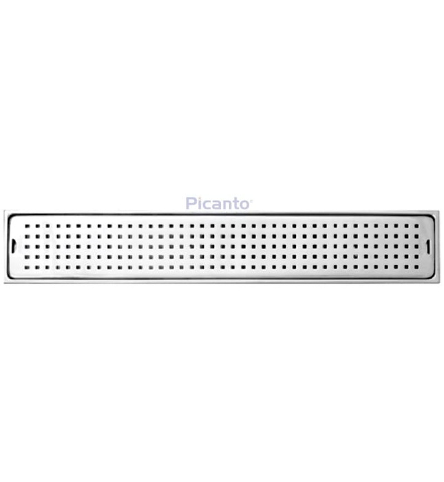 Ga thoát sàn dài SUS304 D60-90 Picanto PTS-01 10x60cm