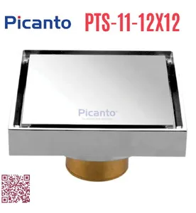 Ga thoát sàn SUS304 D60-90 Picanto PTS-11 12x12cm