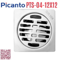 Ga thoát sàn SUS304 D60-90 Picanto PTS-04 12x12cm
