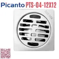 Ga thoát sàn SUS304 D60-90 Picanto PTS-04 12x12cm