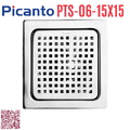 Ga thoát sàn SUS304 D60-90 Picanto PTS-06 15x15cm