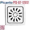 Ga thoát sàn SUS304 D60-90 Picanto PTS-07 12x12cm
