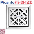 Ga thoát sàn SUS304 D60-90 Picanto PTS-09 15x15cm