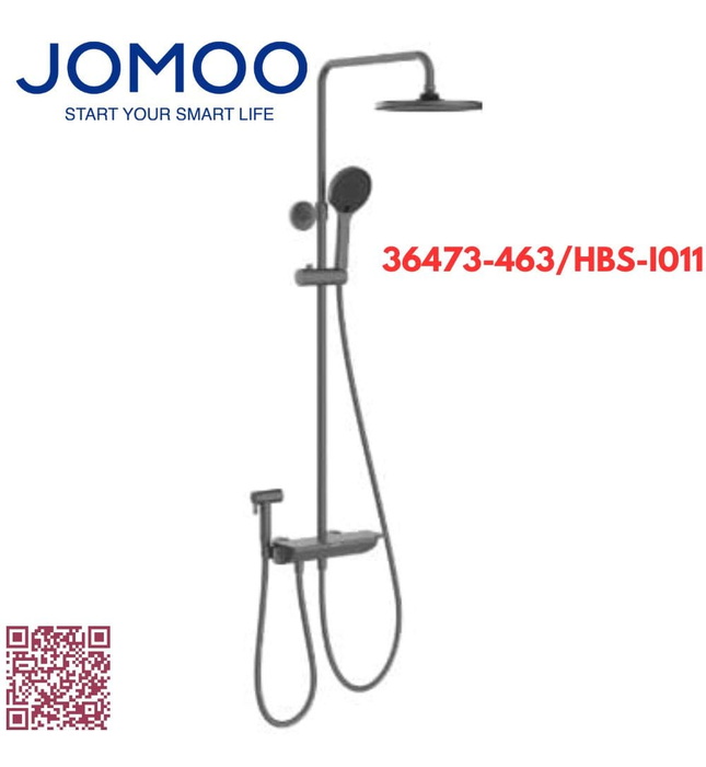 Sen tắm cây tự động tẩy kèm vòi xịt Jomoo 36473-463/HBS-I011