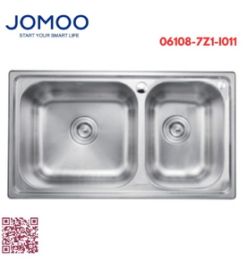 Chậu rửa bát 2 hố Jomoo 06108-7Z1-I011