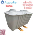 Bể phốt tự ngoại AquaRe 2000L – chất liệu composite