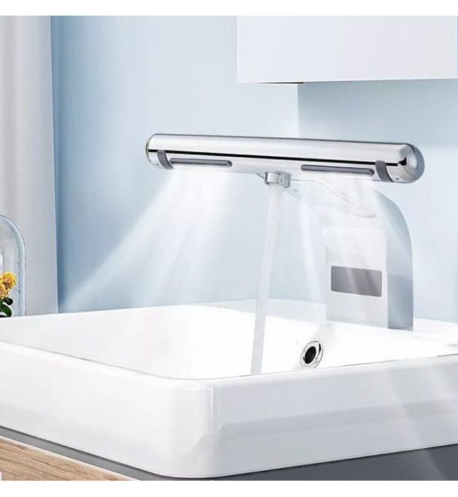 Vòi lavabo cảm ứng kết hợp máy sấy tay Miken HSD-A3871 