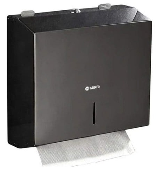 Hộp đựng giấy lau tay mạ màu đen Miken MK-A724B
