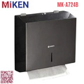 Hộp đựng giấy lau tay mạ màu đen Miken MK-A724B