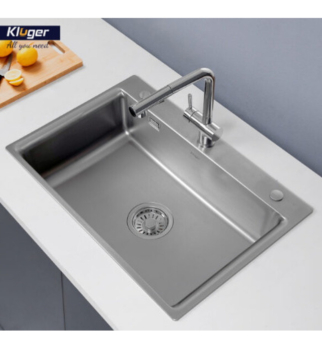 Chậu rửa bát 1 hố Kluger KF8121S-S75