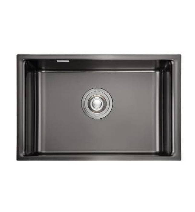 Chậu rửa bát 1 hố màu đen Kluger KU8121B-S68 