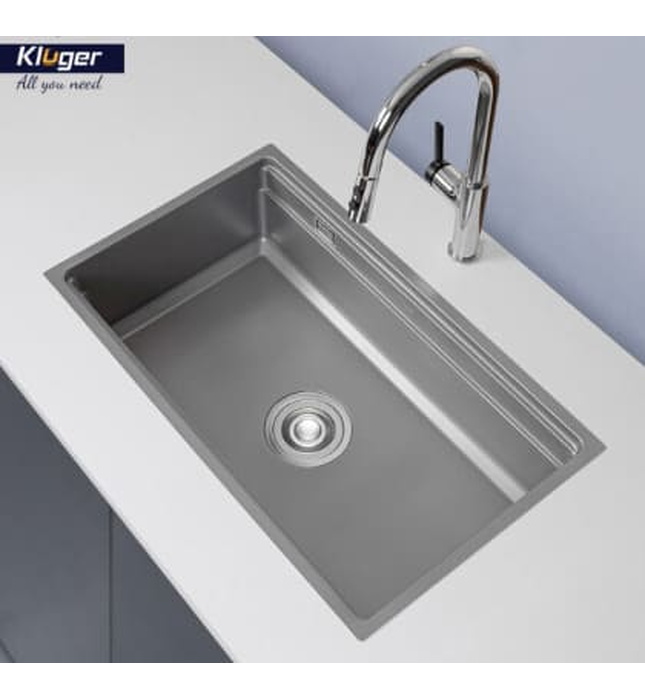 Chậu rửa bát 1 hố Kluger KWU8161FS-S76