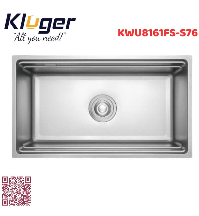 Chậu rửa bát 1 hố Kluger KWU8161FS-S76