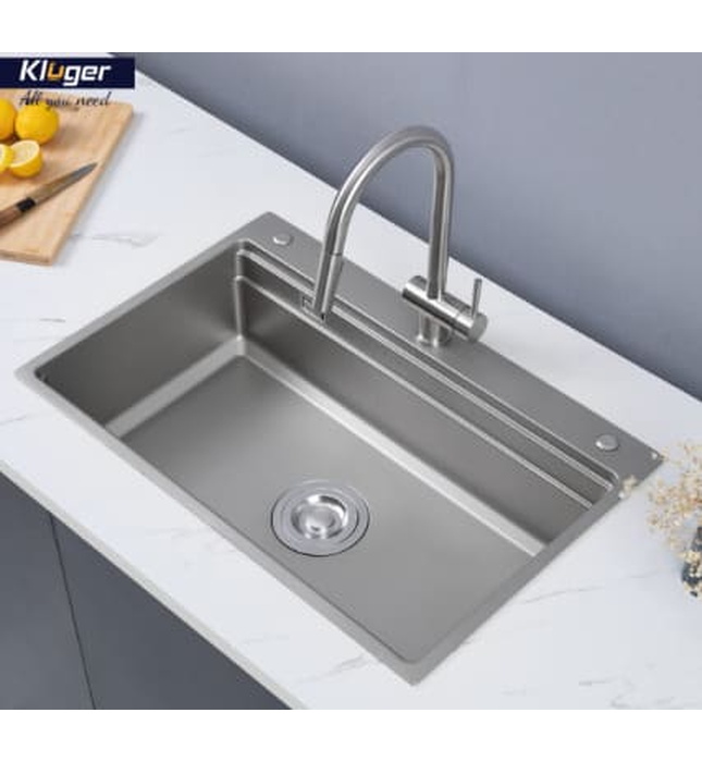Chậu rửa bát 1 hố Kluger KWF8161FS - S76