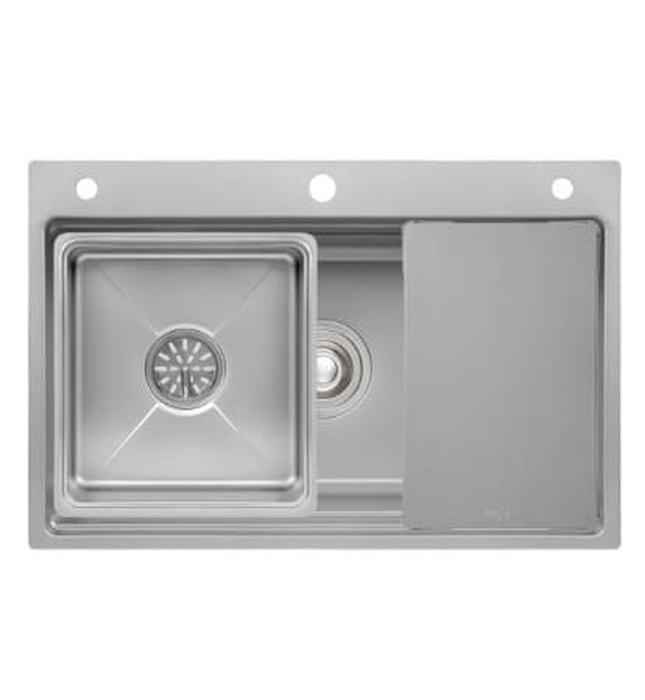 Chậu rửa bát 1 hố Kluger KWF8161FS-S76 PLUS