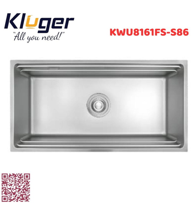 Chậu rửa bát 1 hố Kluger KWU8161FS-S86