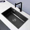 Chậu rửa bát 1 hố màu đen Kluger KWU8161FB-S76