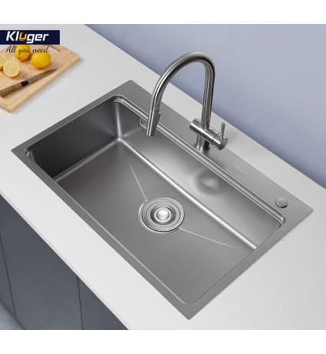 Chậu rửa bát 1 hố Kluger KW8181FS-S81