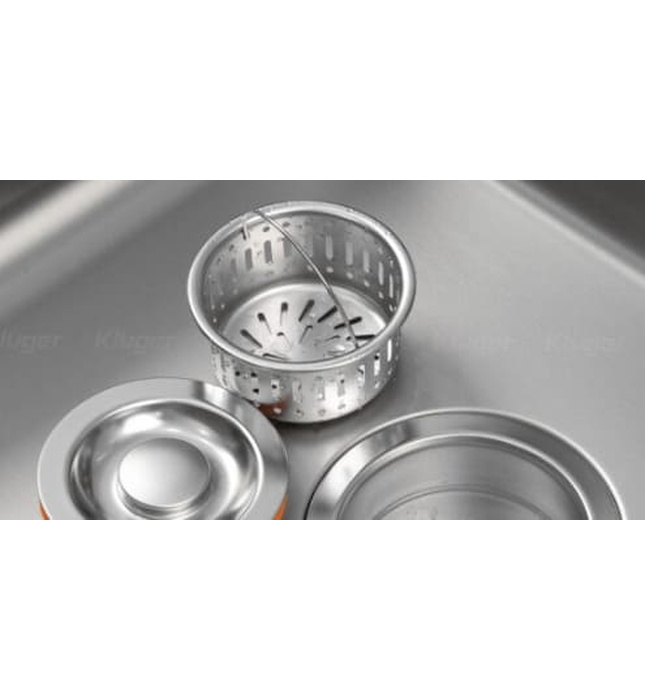 Chậu rửa bát 2 hố Kluger KW8211S-S84