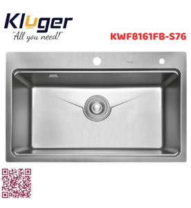 Chậu rửa bát 1 hố Kluger KW8181FS-S81