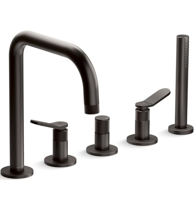 Vòi bồn tắm có vòi sen cầm tay màu chrome Kallista P32831-00-CP