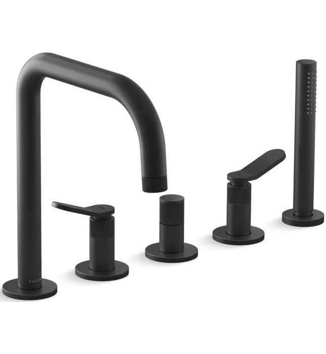 Vòi bồn tắm có vòi sen cầm tay màu chrome Kallista P32831-00-CP