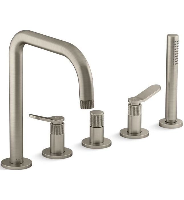 Vòi bồn tắm có vòi sen cầm tay màu chrome Kallista P32831-00-CP