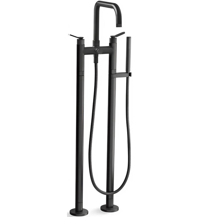 Vòi bồn tắm gắn sàn 1 chân màu chrome Kallista P32832-LV-CP