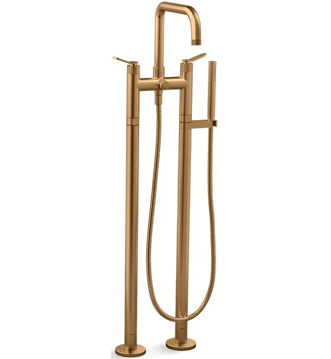 Vòi bồn tắm gắn sàn 1 chân màu chrome Kallista P32832-LV-CP