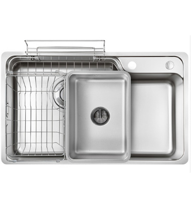 Chậu rửa bát 1 hố Kluger KH8048SL-S80 PLUS