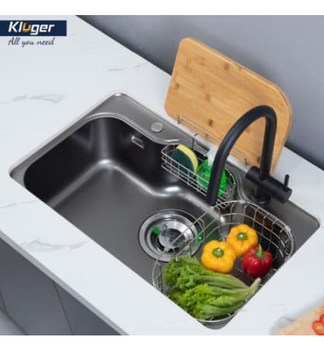 Chậu rửa bát 1 hố Kluger KT8050FB-S80 Plus
